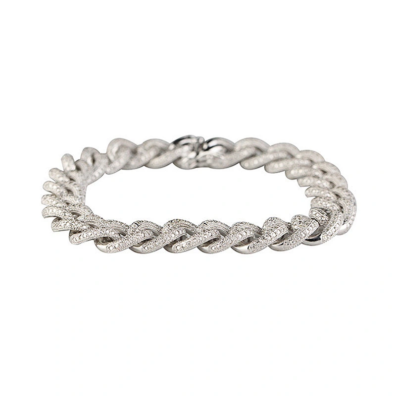 Missjewelry hip hop fashion 925 silver bracelet jewelry wholesale