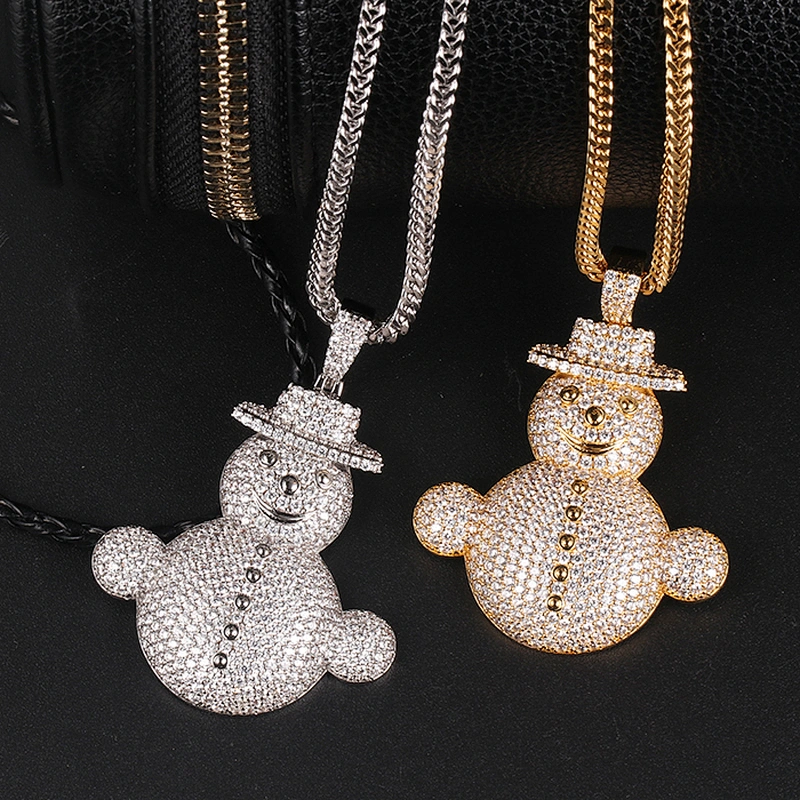 Miss Jewelry Hip Hop Gold Plated Pendant Solid
