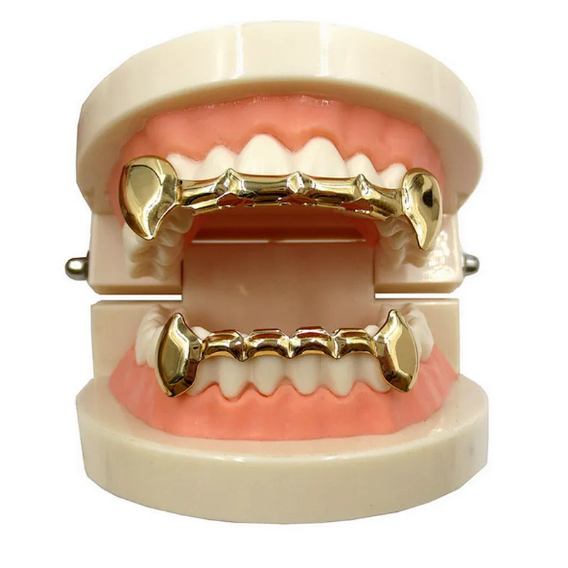 Custom Gold Teeth Grillz Hip Hop