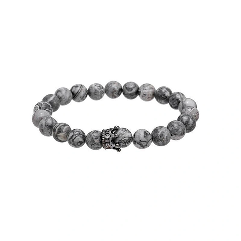 Miss Jewelry New Design Crown Round Bead Bracelet