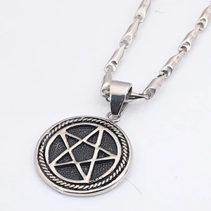 Missjewelry custom stainless steel necklace pendant men