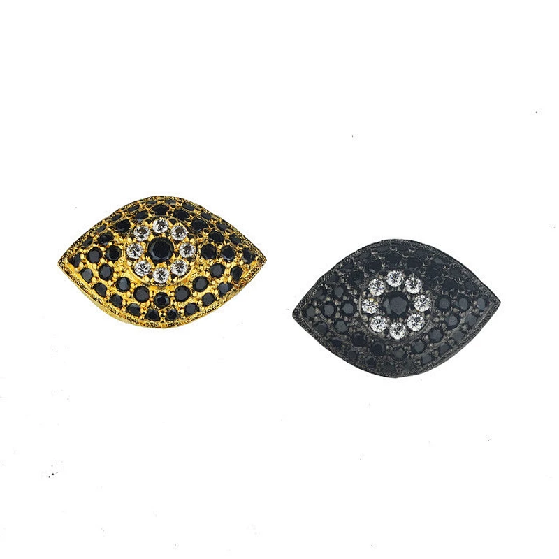Missjewelry hip hop accessories iced out 925 sterling silver Devil eye wholesale bracelet charms