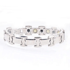 Wholesale Bangle White Gold Magnetic Copper Therapy Health Bracelets China