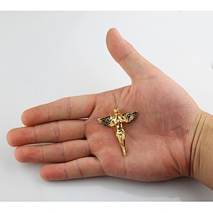 Miss jewelry  new design albanian angel dubai gold necklace pendant