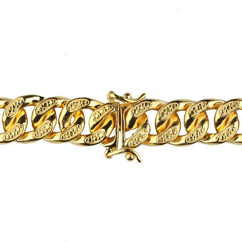 Guangzhou Miss Jewelry Co., Ltd. Fashion Jewelry old plated iced out cz pave gold chain necklace