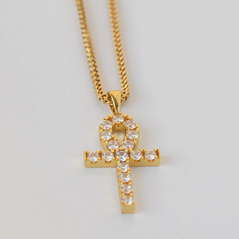 Hip Hop Micro Gold Ankh Pendants