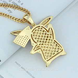 Missjewelry New Sale Pikachu-Wholesale Iced Out Jewelry Pendant Sterling Silver