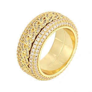 MIssjewelry Hip Hop Urban Jewelry Gold Hip Hop Ring Men
