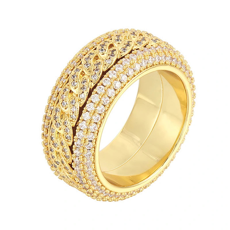 MIssjewelry Hip Hop Urban Jewelry Gold Hip Hop Ring Men