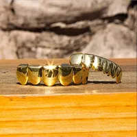 Miss Jewelry Wholesale Cheap Hip Hop Jewelry Cannie Fang Gold Teeth Grillz