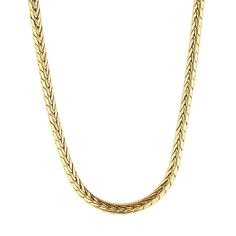 Miss Jewelry Cheap Fashion Jewelry 18k Yellow Gold Plated roll of gold chain design