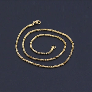Thin Stainless Steel Gold Necklace Chain Lifetime