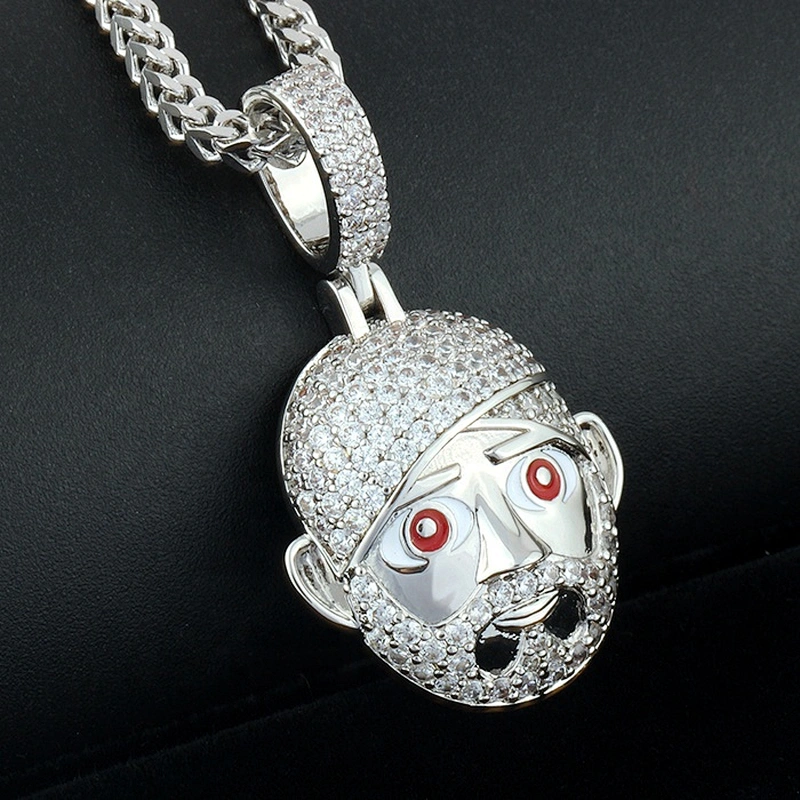 Missjewelry Factory Director Supplier High Quality Fashion Mens Silver CZ Gold Necklace Pendant Hip Hop Jewelry