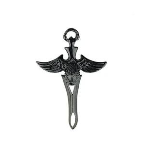 Unique broad Sword Pendant Wholesale Silver Necklace Eagle Wing Pendant