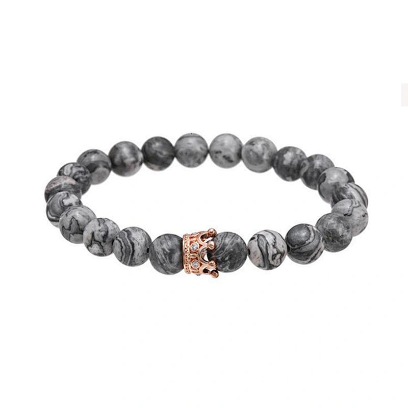Miss Jewelry New Design Crown Round Bead Bracelet