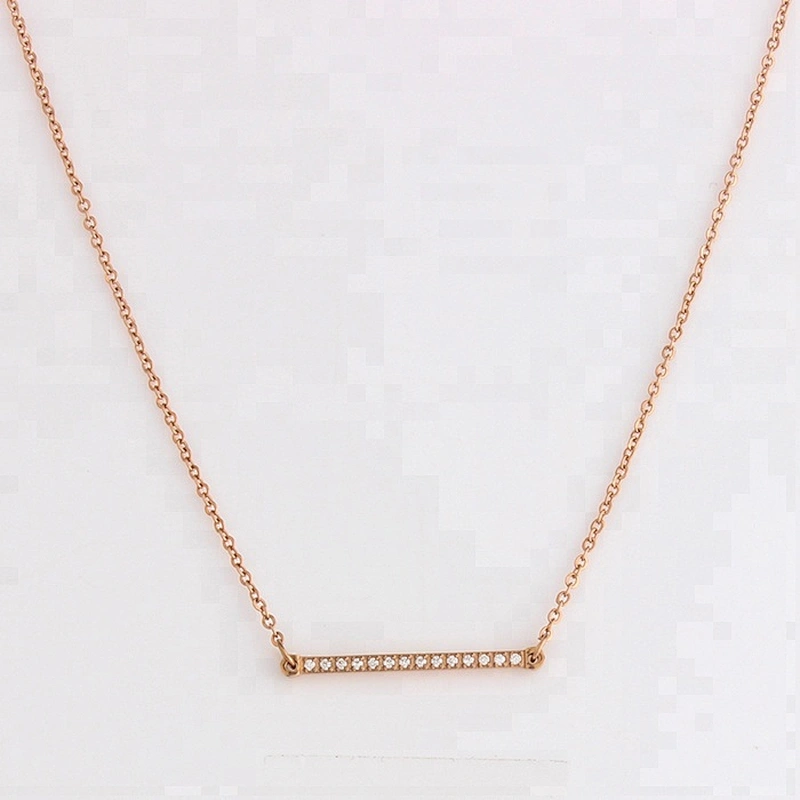 Miss Jewelry Cheap New Design Personalized 14k Name Plated Girl Necklace Jewelry