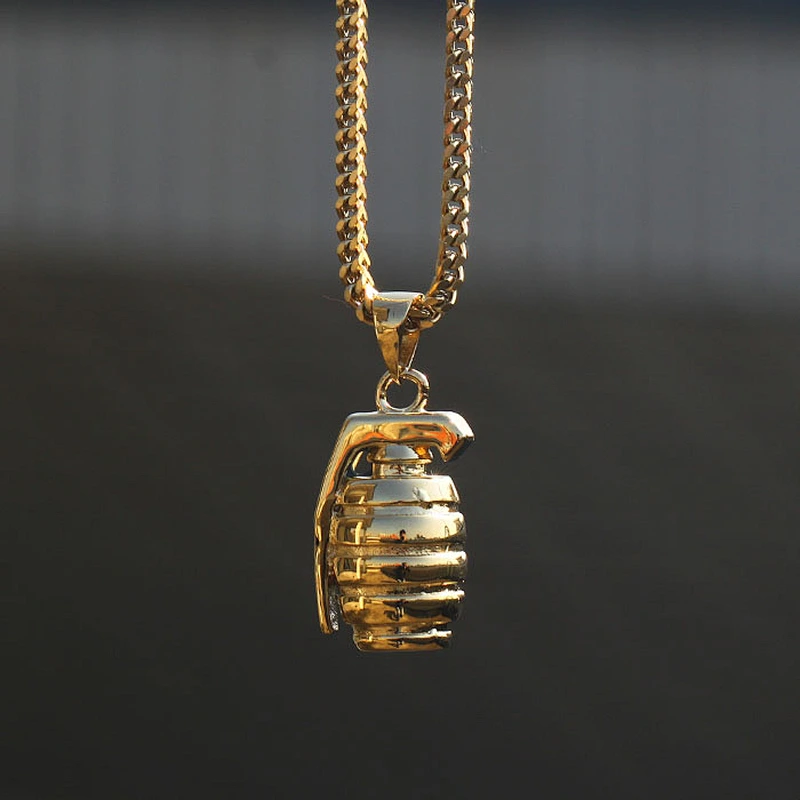 Hip Hop Jewelry Gold Brass Necklace Chains Rope