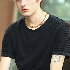 Missjewelry Hip Hop Jewelry Gold Link Choker Supplies Chains