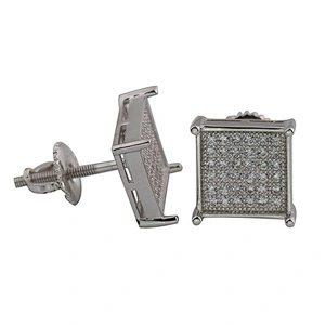 Vogue Jewellery CZ Diamond Studs Earrings