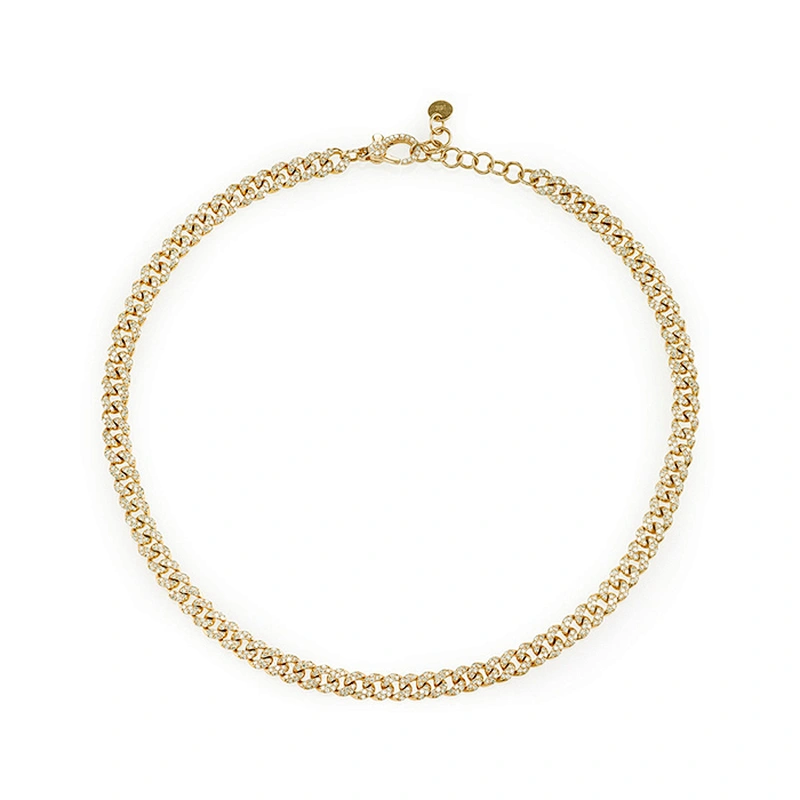 14k Women Choker Set