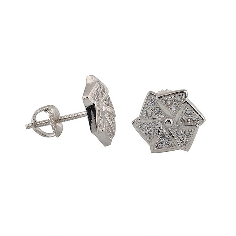 Cheap mens gold plated screw back stud earrings wholesale