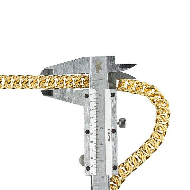 Guangzhou Miss Jewelry Co., Ltd. Fashion Jewelry old plated iced out cz pave gold chain necklace