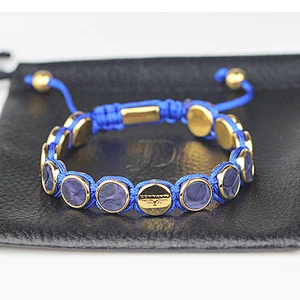 Missjewelry round bead mens bracelet stingray leather, wholesale leather engravable bracelets