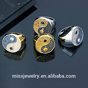 Missjewelry Supplier Hip Hop Jewelry Men Sterling Silver Micro Boy Finger Ring Gold Hip Hop Jewelry