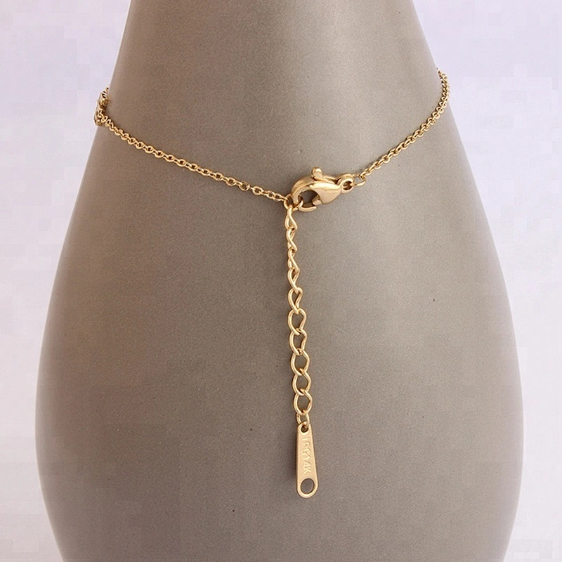 Wholesale Adjustable Gold Plated Charm Bracelet for Women