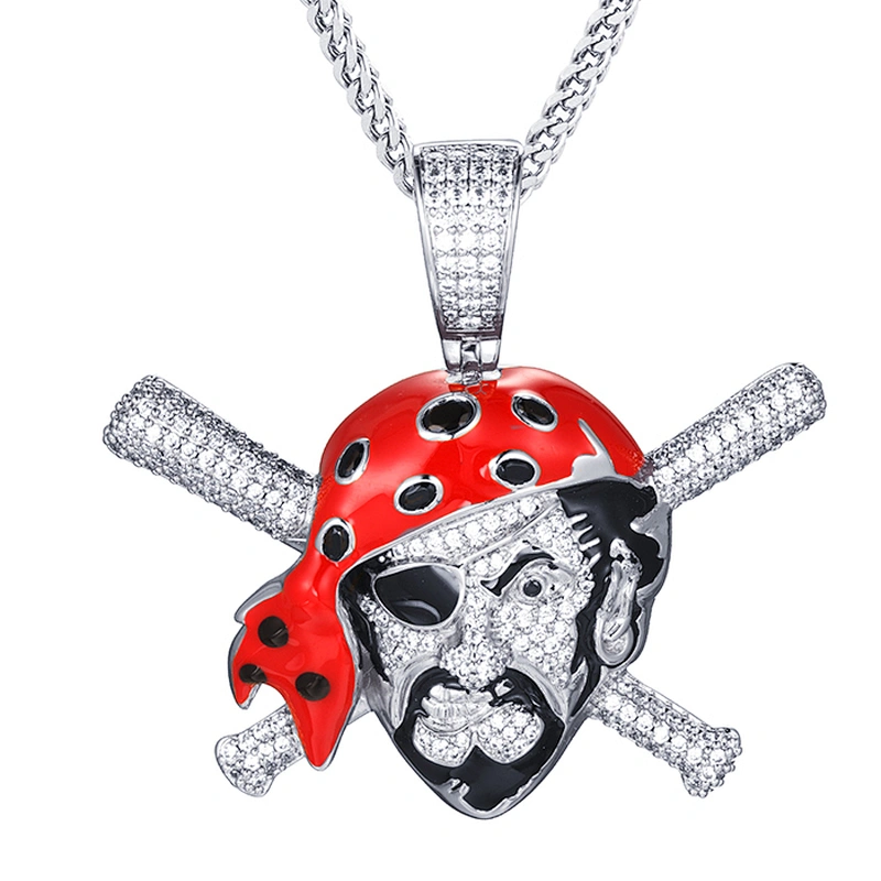 Missjewelry Hip Hop Jewelry  Quality CZ AAA  Pirate Name Pendant
