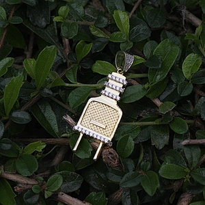 Hip Hop Custom Jewelry Men Pendant Gold Plated