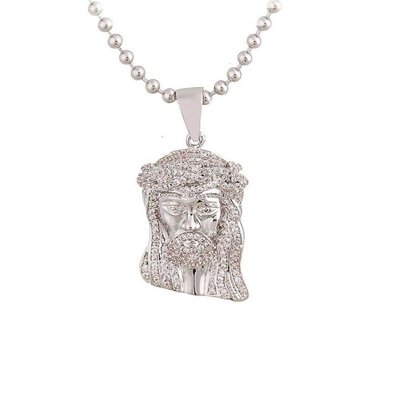 Missjewelry  large jesus dubai 18k gold cz jewelry, micro pave jewelry wholesale