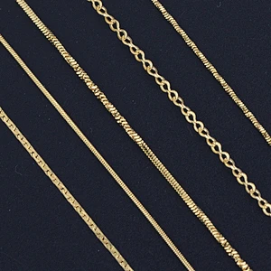 18k Gold Plated Jewelry Necklace Chain