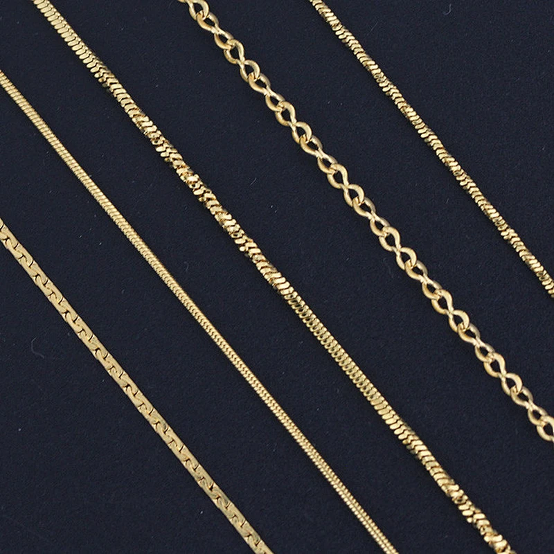 18k Gold Plated Jewelry Necklace Chain