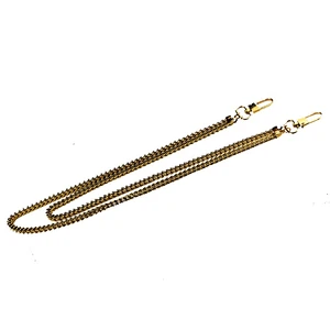 Latest Wholesale Double Stainless Steel Gold Neck Chain Designs, Dubai New Gold Chain Design For Men