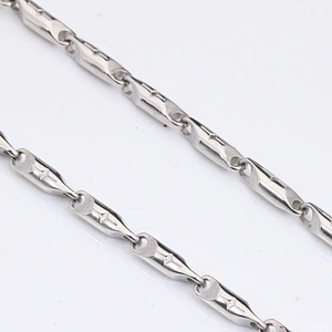 Gunmetal Stainless Steel Thin Chain  Necklace Custom
