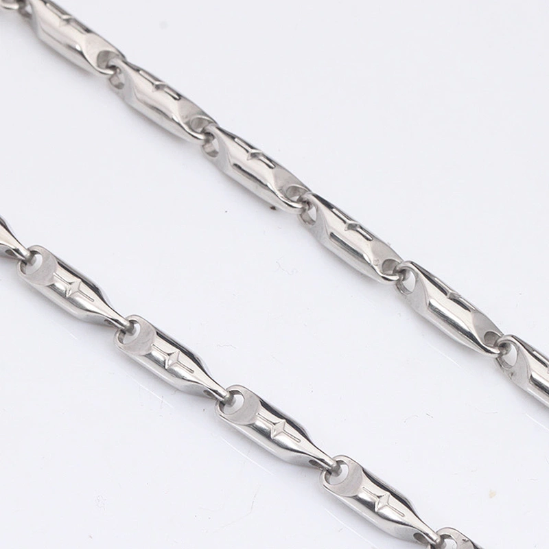 Gunmetal Stainless Steel Thin Chain  Necklace Custom