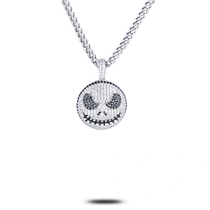 Missjewelry urban jewelry custom stainless steel pendant necklace, custom Halloween pendant necklace