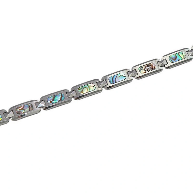 OEM design health therapy mens black ceramic bracelet