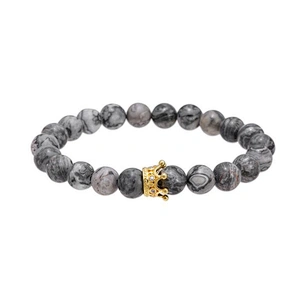 Miss Jewelry New Design Crown Round Bead Bracelet