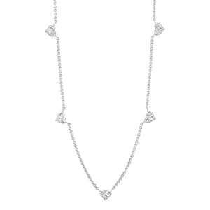 Miss Jewelry Cheap New Designs 14k Gold 5 Heart Necklace Wholesale