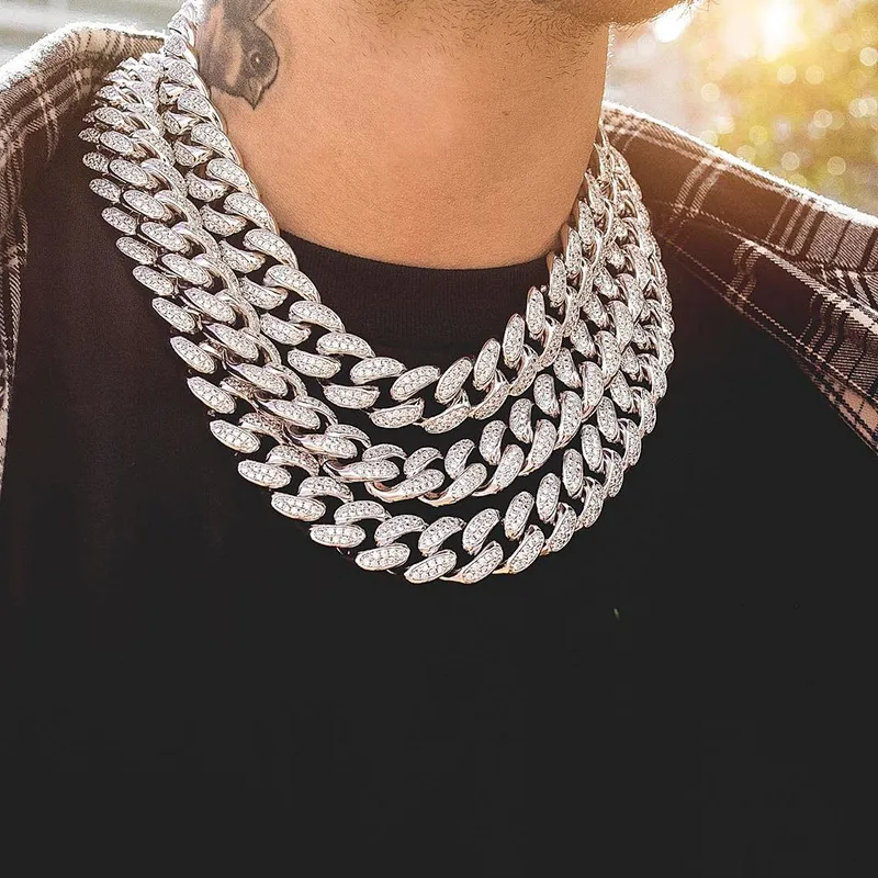 Missjewelry Hip Hop Diamond Choker Men Chains Necklace