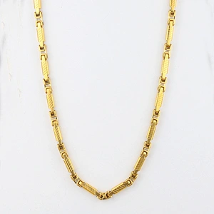 Stainless Steel Jewelry Necklace Gold Men Chain
