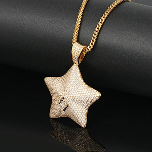 Missjewelry Urban Jewelry Men Custom Iced Out Hip Hop Zodiac Pendant