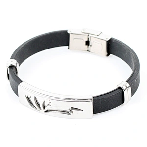 Fashion jewelry charm butterfly slave bracelet, Custom genuine leather bracelet