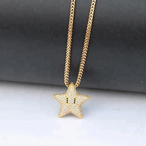 Miss Jewelry Charm Jewelry Arrow Gold Star Pendant Necklace