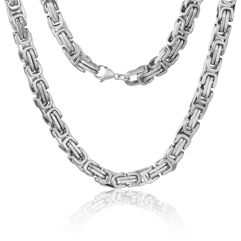 Miss Jewelry Fashion Top Sale Dubai 14K Men's Gold Chains Price Byzantine Chain