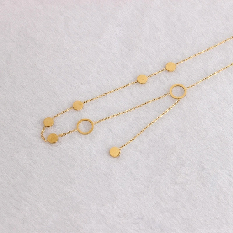 Wholesale Gold Plated Name Drop Necklace Curb Chain