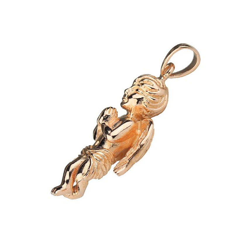 Guangzhou Miss Jewelry Co., Ltd. hot sale fashion 925 silver rose gold baby angle wing pendant set