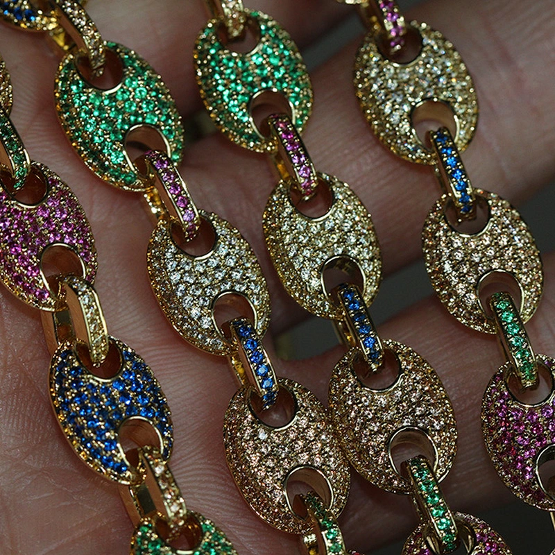 Miss Jewelry High Quality Saudi Arabia Jewelry Diamond Gold Bracelet For Men Luxury